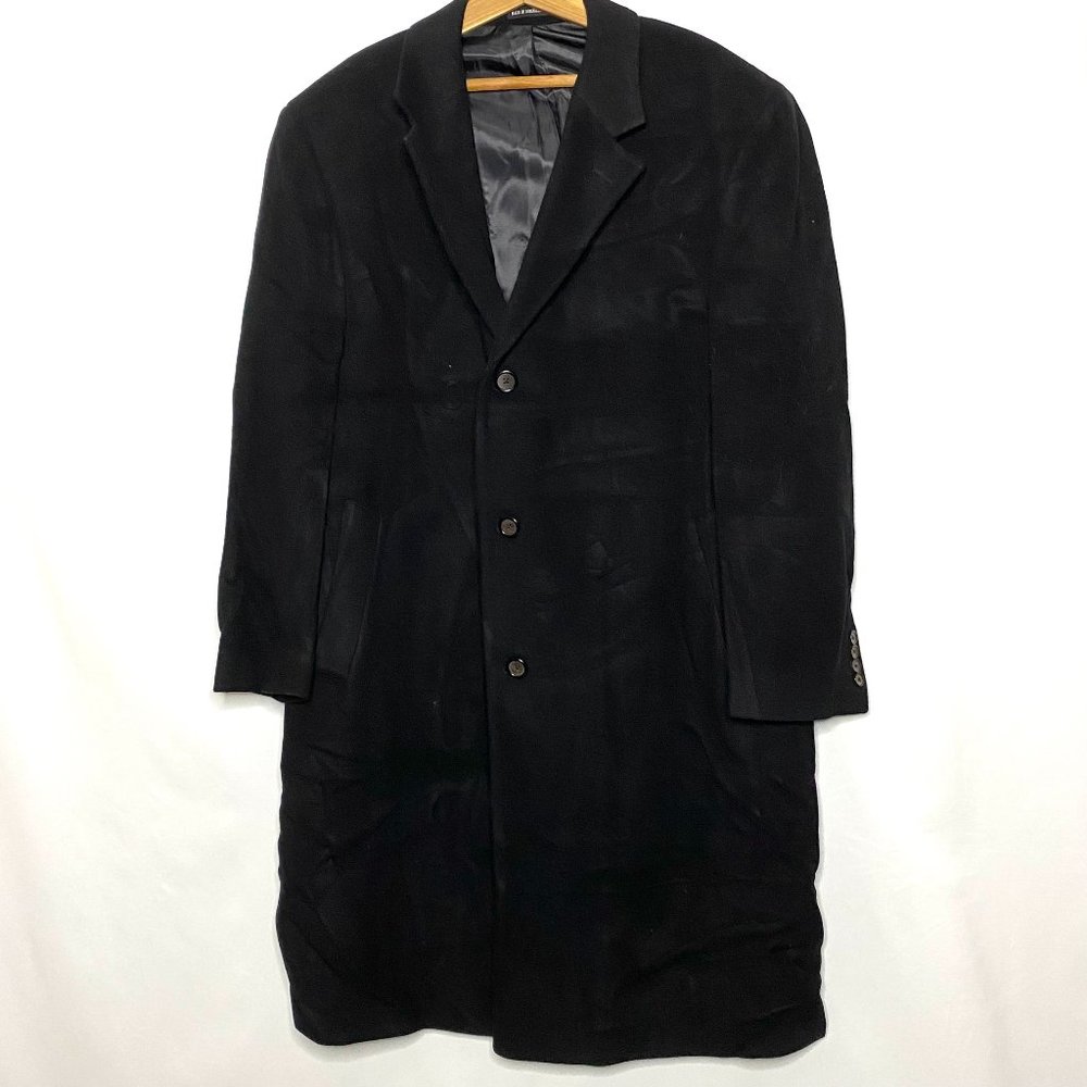 Ralph Ralph Lauren Black Virgin Wool Cashmere Coat